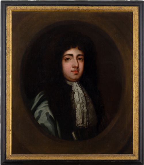 LATE 17THCENTURY ENGLISH SCHOOL PORTRAIT OF ROBERT BEDFORD YORKSHIRE ANTIQUE OIL PAINTING