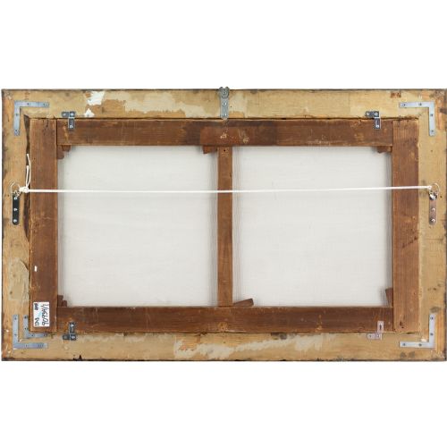 HEINRICH GOGARTEN WINTER LANDSCAPE WITH MOTHER CHILD ANTIQUE OIL PAINTING - ADDITIONAL PHOTO 6