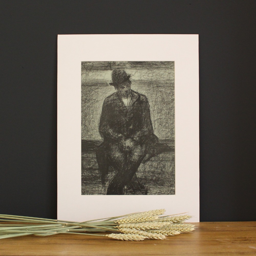 After Georges-Pierre Seurat, Vagabond, 1930s Rotogravure