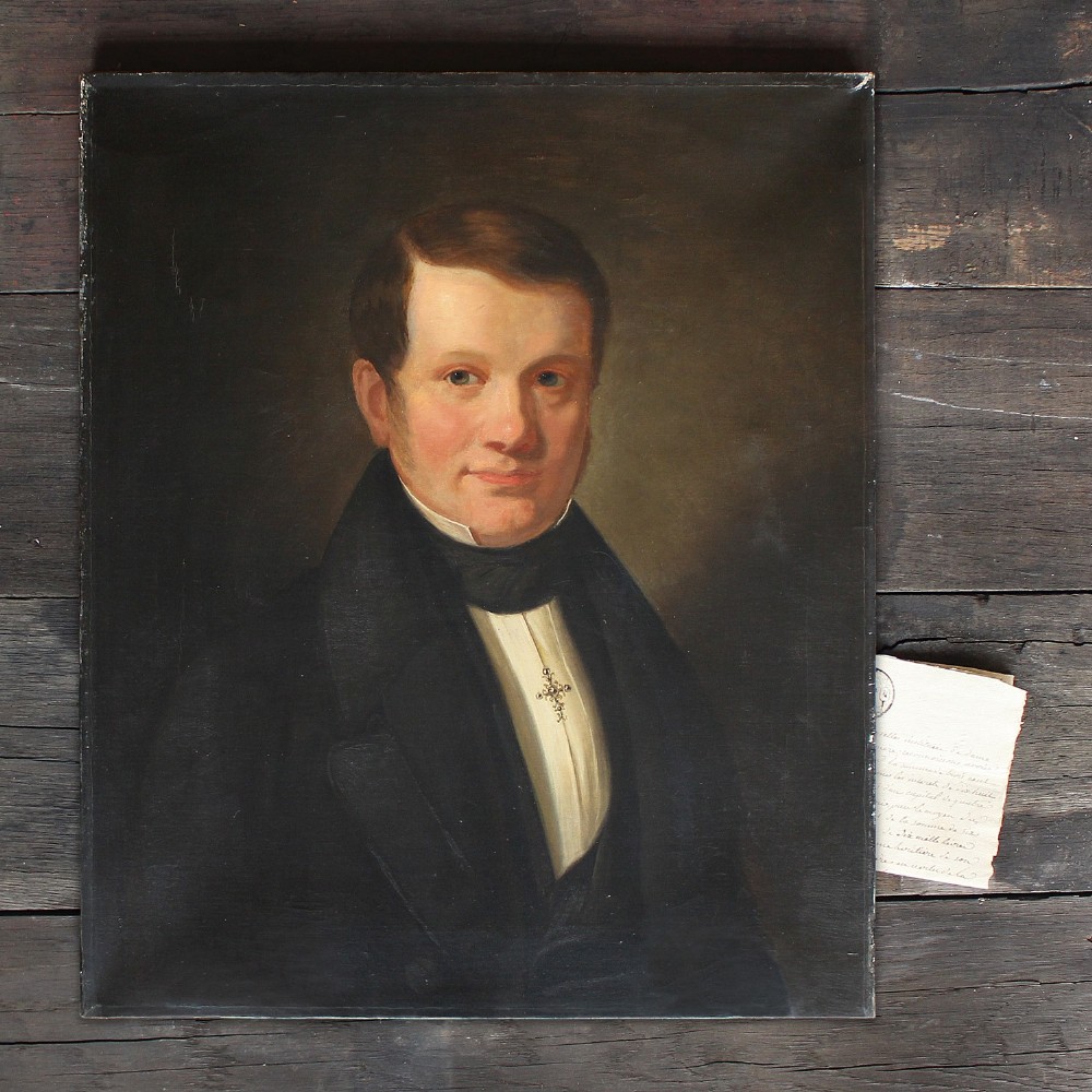 R. Christiansen, Portrait Of Neils Daniel Kemp, Oil Painting