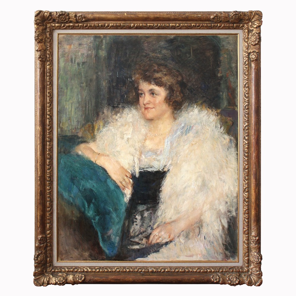 Jean Laudy, Portrait Of Madame Pierrard