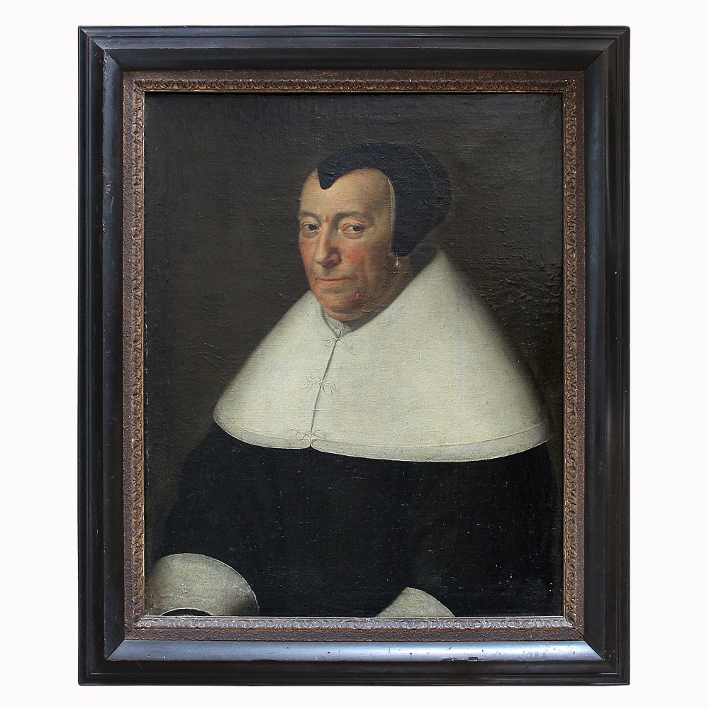 17th-Century Dutch School Portrait Of A Lady