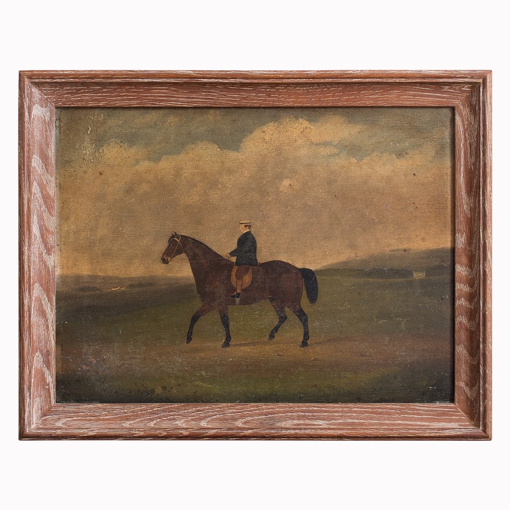 Provincial English School Horse & Rider, Naive, c.1830