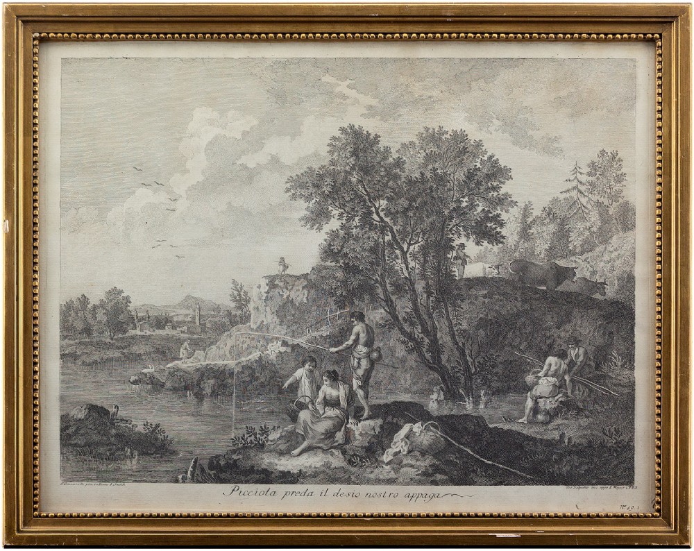 After Francesco Bartolozzi, Picciola Preda Il Desi Nostro Appaga, 19th-Century Engraving