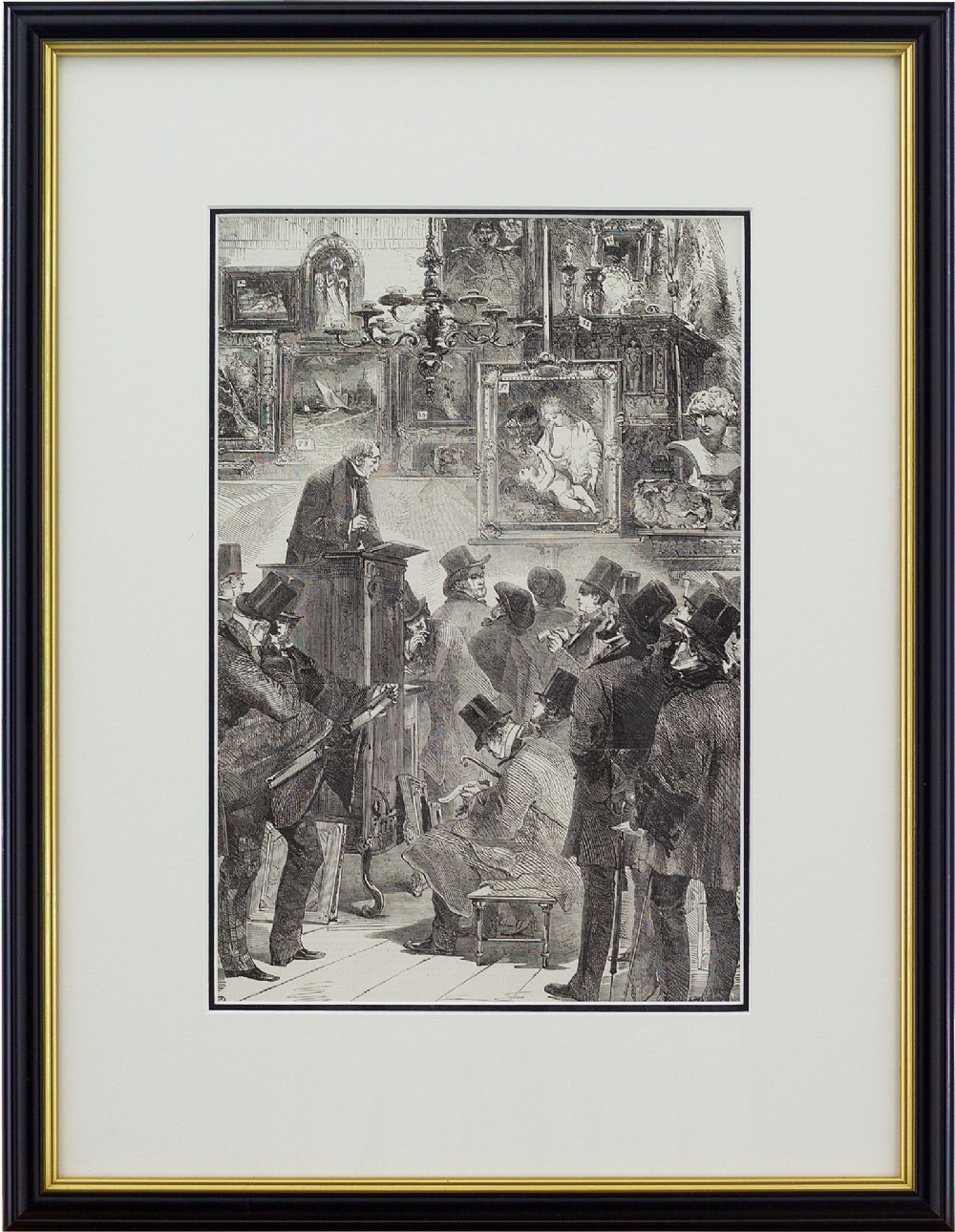 19th-Century Wood Engraving, Picture Sale At Messrs Christie & Mansons
