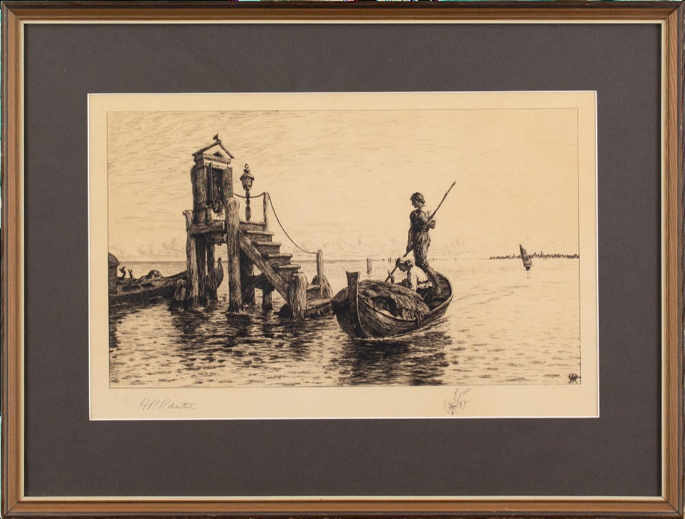 Henry Robert Robertson, Ave Maria - Antique Etching 