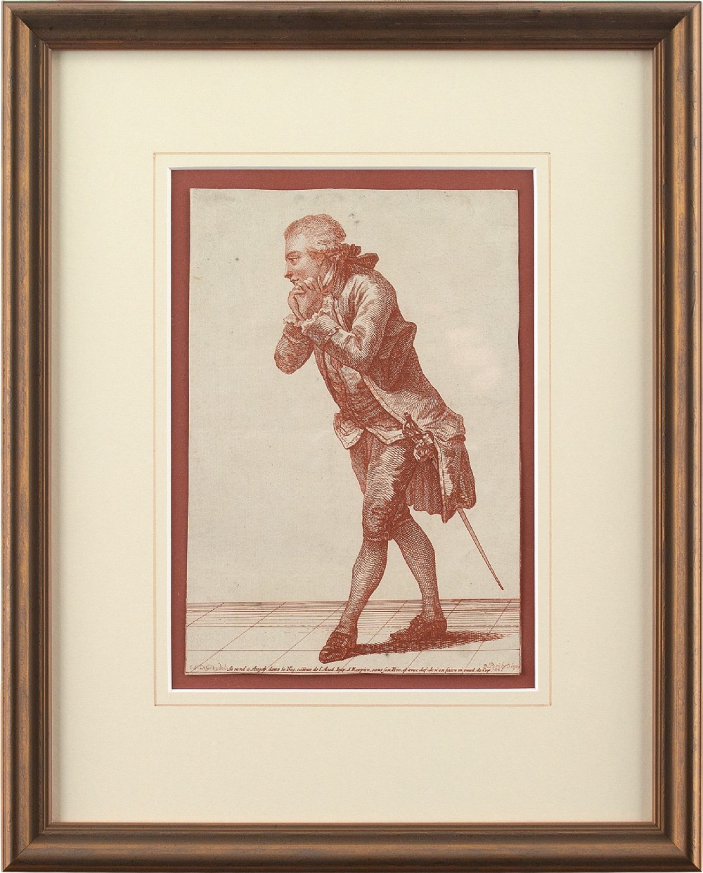 18th-Century Engraving, Robert Brichet After Joseph François Von Götz