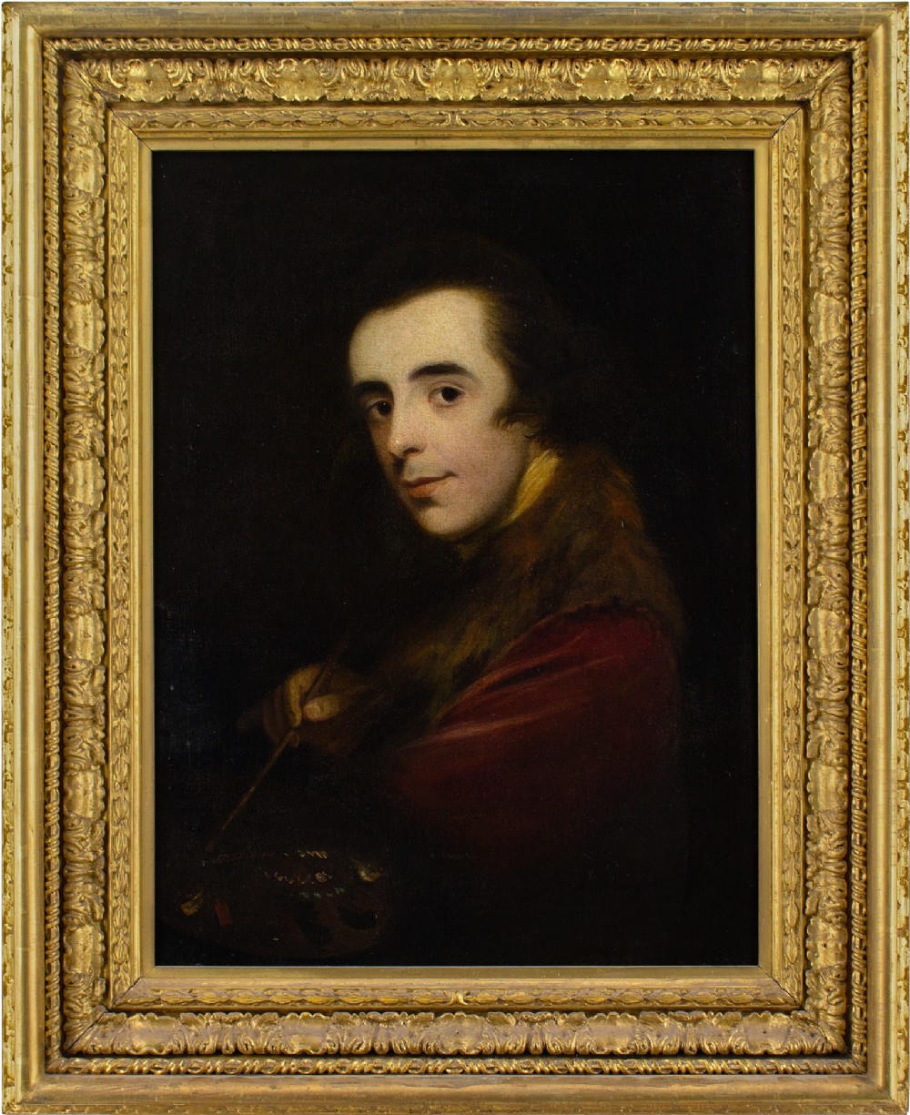 James Shaw, Self-Portrait - Antique Oil Painting 