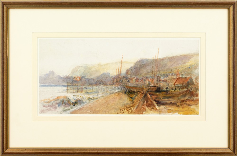 Henry Robertson ARE, The Beach At Hastings - Antique Watercolour