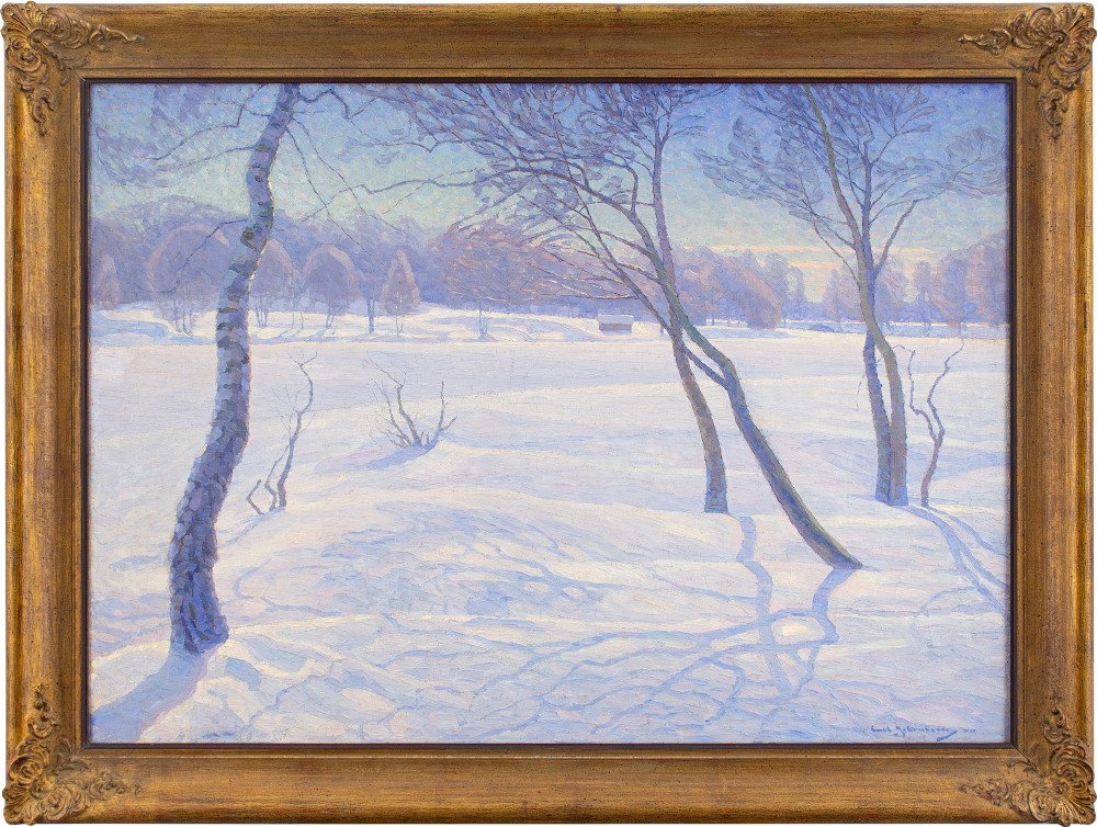 Carl Johansson, Sollentunaholm, Sweden - Oil Painting 