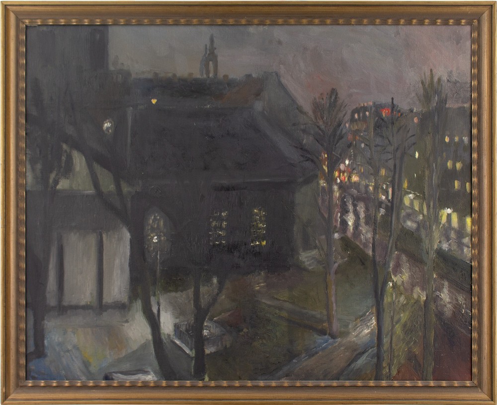 Lennart Jacobson, April Evening - Oil Painting 