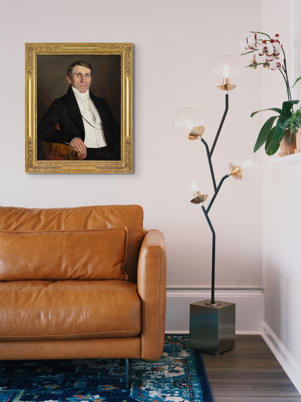 Mid-19th-Century Austrian School, Portrait Of A Gentleman In An Armchair - Antique Oil Painting  View VI