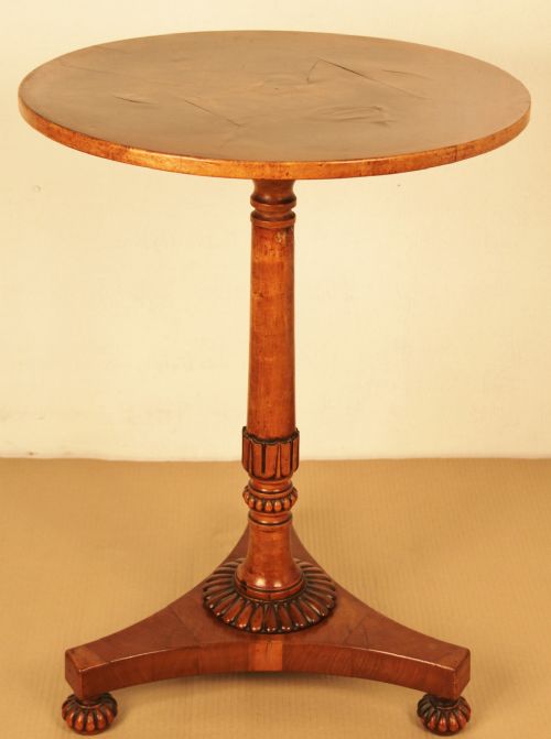 William IV Laburnum Lamp Table