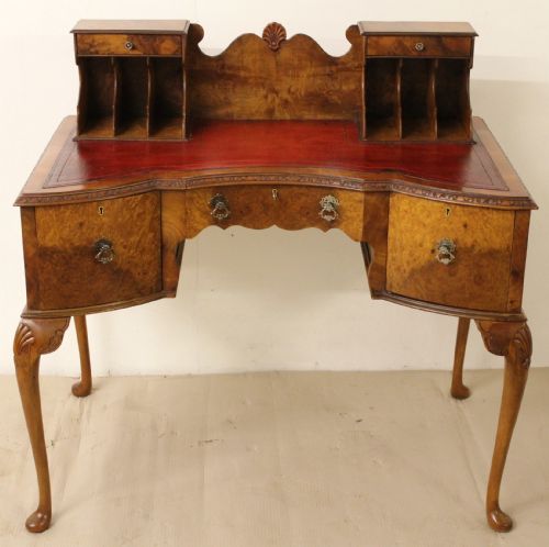 Burr Walnut Writing Desk