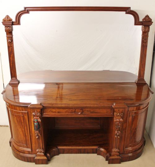 Superb Victorian Mirror Backed Sideboard