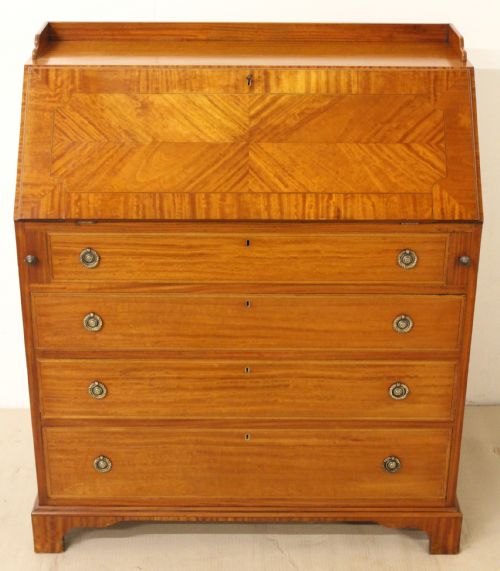 Inlaid Satinwood Bureau