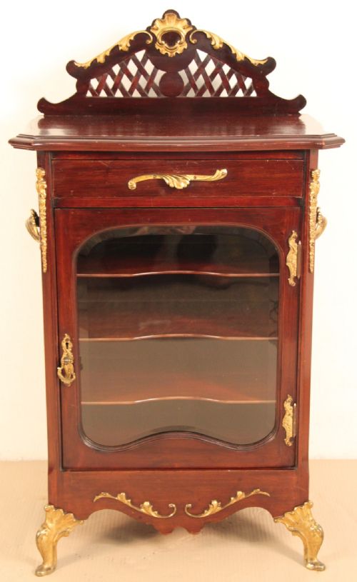 Mahogany and Ormolu Music Cabinet
