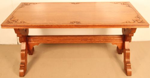 Decorative Oak Refectory Dining Table