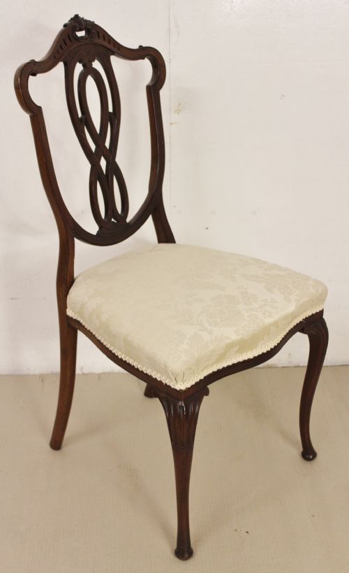 fig 2. Set of Four Chairs by Jas. Shoolbred and Co.