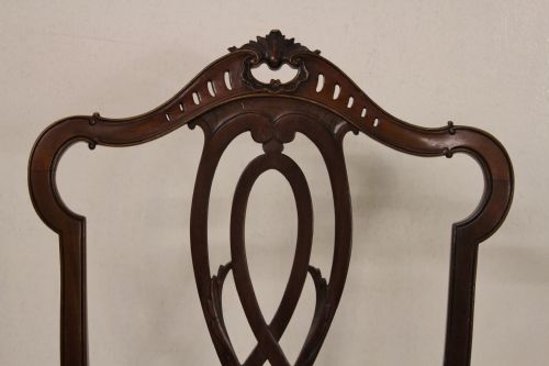fig 3. Set of Four Chairs by Jas. Shoolbred and Co.