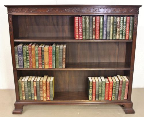 Chippendale Style Open Bookcase