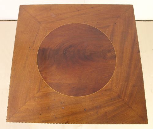 fig 1. Inlaid Mahogany Revolving Bookcase by Maple and Co