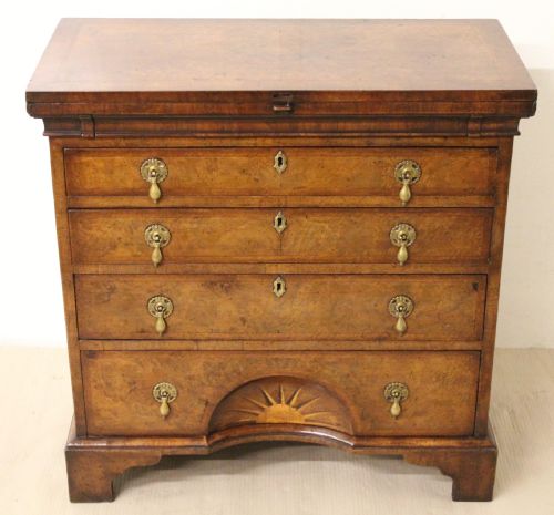 Superb Burr Walnut Bachelors Chest by Tozer