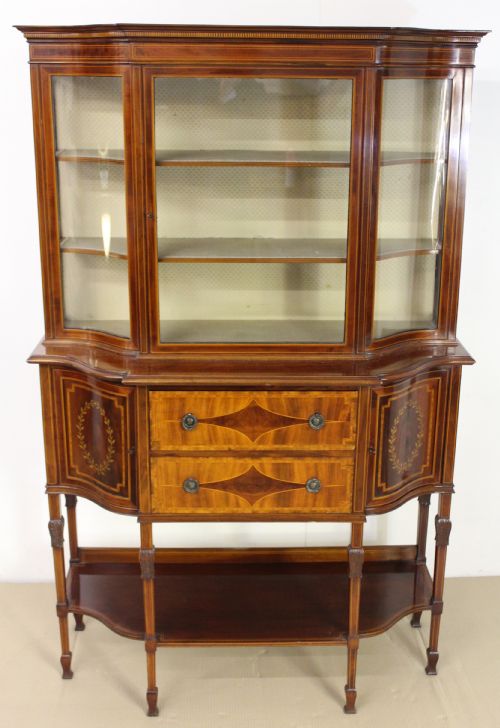 fig 1. Excellent Inlaid Display Cabinet by Maple and Co