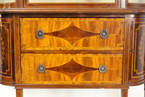 fig 3. Excellent Inlaid Display Cabinet by Maple and Co