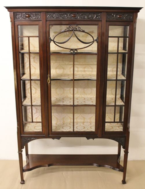 Edwardian Mahogany Display Cabinet