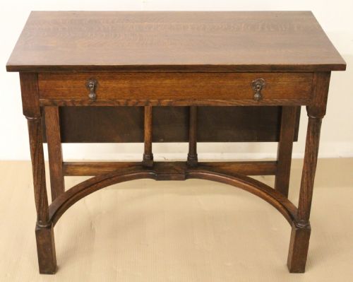 Arts and Crafts Period Oak Side Table