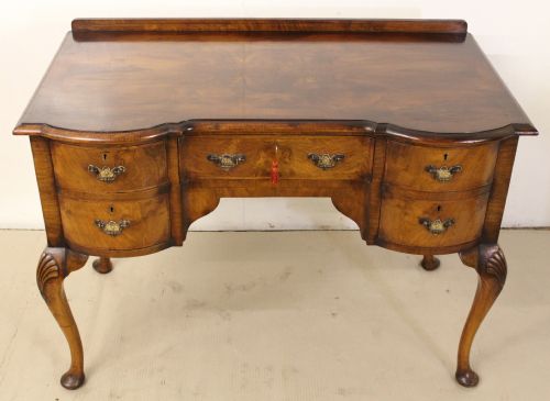 Burr Walnut Side Table by Maple an Co