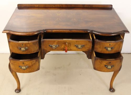fig 1. Burr Walnut Side Table by Maple an Co