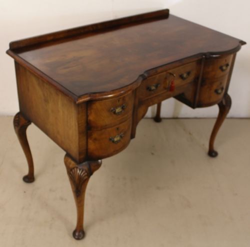 fig 3. Burr Walnut Side Table by Maple an Co