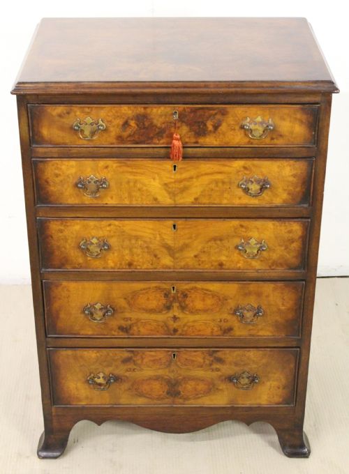 Burr Walnut Chest of Drawers