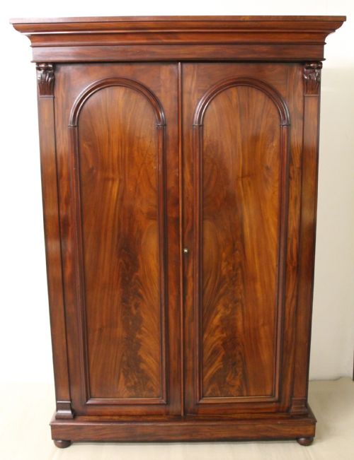 Early Victorian Mahogany Wardrobe