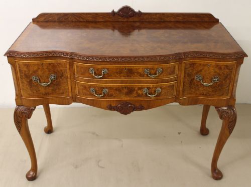 Burr Walnut Serving Table