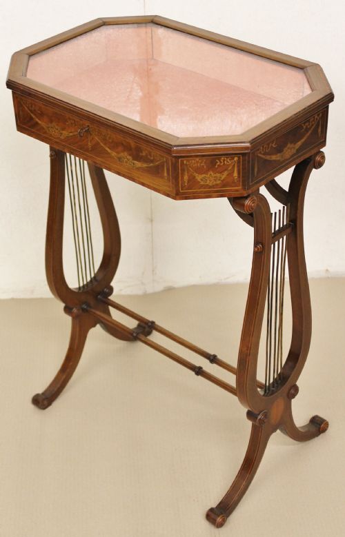 Inlaid Mahogany Bijouterie Table