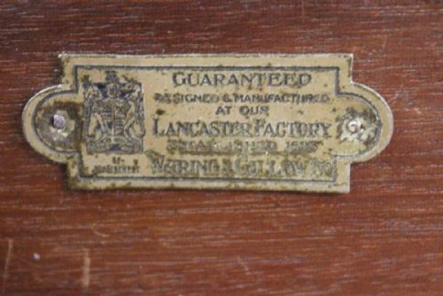 fig 3. Inlaid Mahogany Display Cabinet by Waring and Gillow