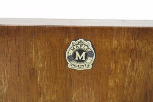 fig 2. Walnut Linen Press by Maple and Co
