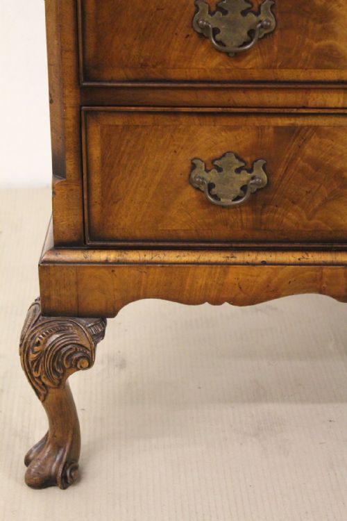 fig 4. Walnut Linen Press by Maple and Co