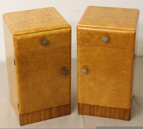 Pair of Art Deco Bedside Cupboards