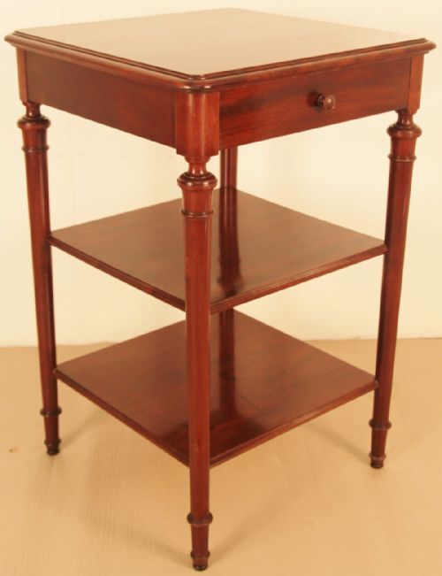 Mahogany Victorian 3 Tier What Not