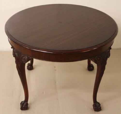 Round Mahogany Coffee Table