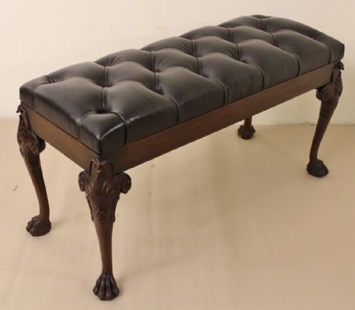 Queen Anne Style Duet Stool