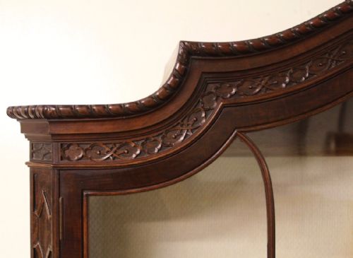 fig 3. Mahogany Chippendale Style Bookcase by Waring and Gillow