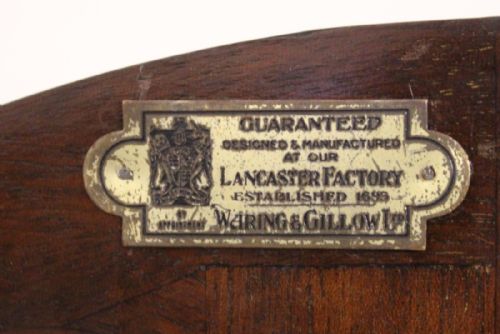 fig 4. Mahogany Chippendale Style Bookcase by Waring and Gillow