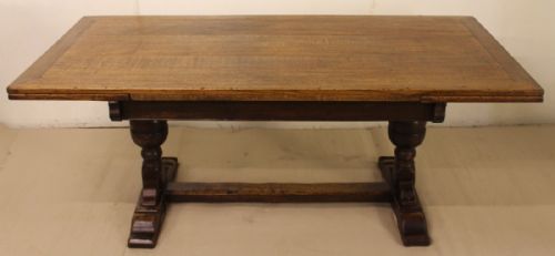 Oak Draw Leaf Refectory Table