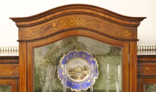 fig 1. Inlaid Mahogany Display Cabinet by Maple and Co.