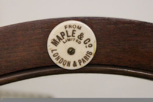 fig 4. Inlaid Mahogany Display Cabinet by Maple and Co.